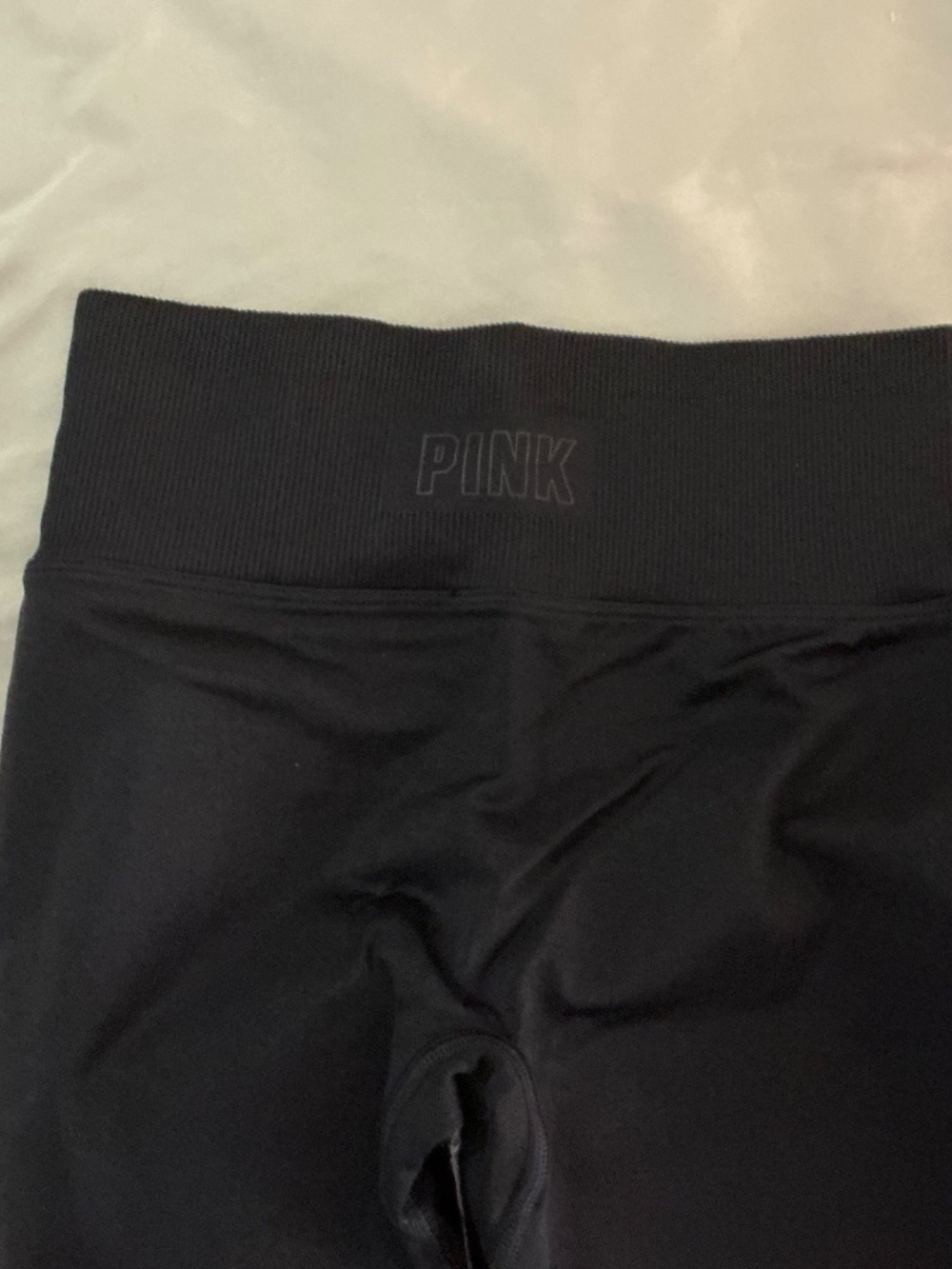Victoria’s Secret PINK black seamless leggings, lot of 3 - Picture 7 of 9